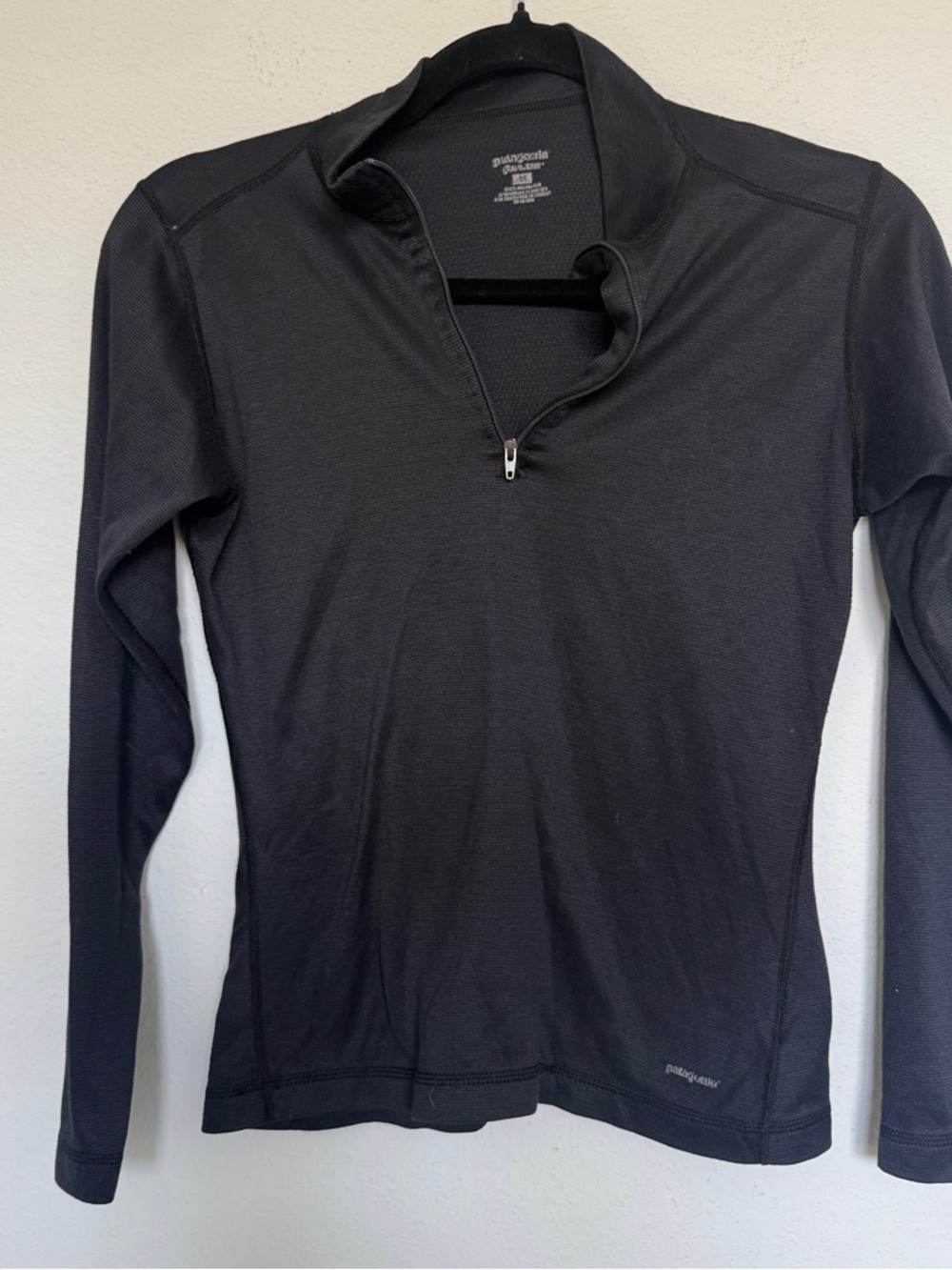 Patagonia Women’s Long Sleeve Half-Zip Top - Black